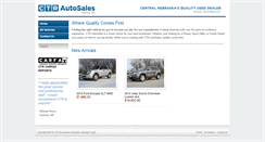 Desktop Screenshot of ctrautosales.com